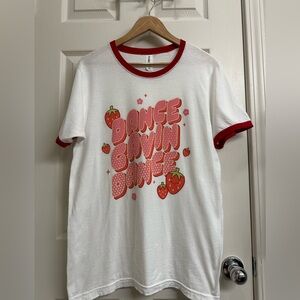 Unisex Dance Gavin Dance Kawaii Strawberry Ringer T-Shirt